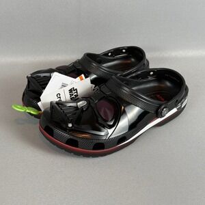 Crocs x Darth Vader Star Wars Classic Clogs Womens 7 Black M5 211774-90H New NWT